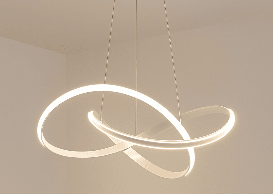 Luminous Loop Chandelier