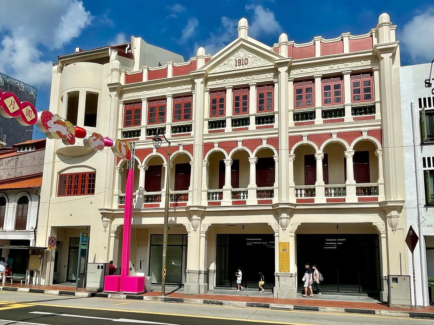 The completed former Eu Yan Seng building along South Bridge Road in Chinatown. Conservation - A&amp;A - Green Mark Platinum. . . . . . .
